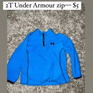 UA— Toddler quarter zip jacket